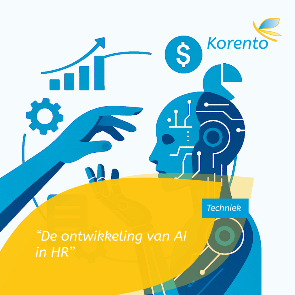 De-ontwikkeling-van-AI-in-HR-een-illustratie-van-een-robot-met-proces-en-geld-tekentjes