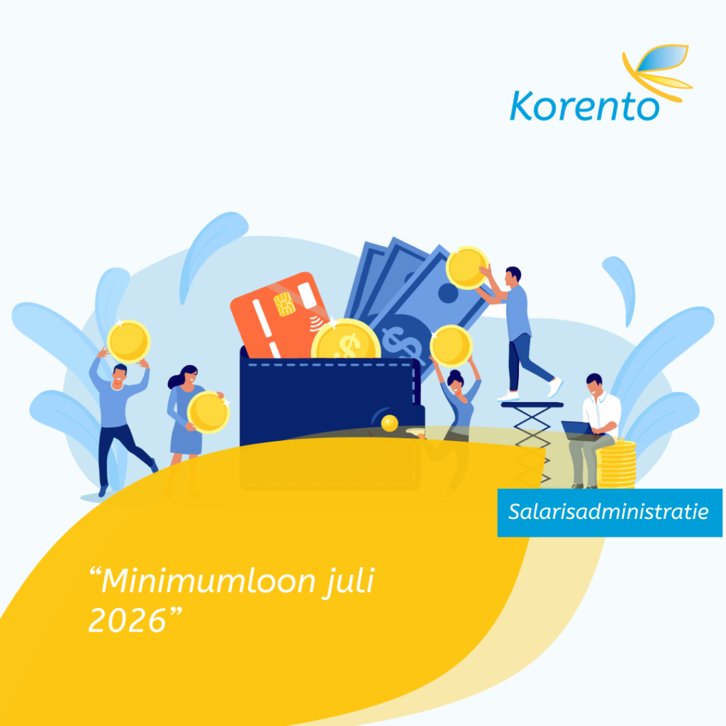 Minimumloon-juli-2026 - een illustratie van poppetjes met geld